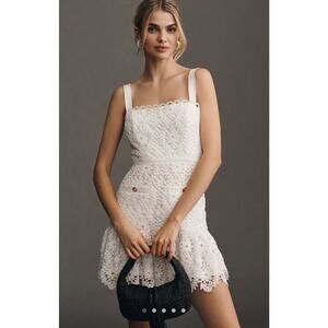 NWT Anthropologie Saylor Verena Lace Mini Dress - Size M MSRP $231